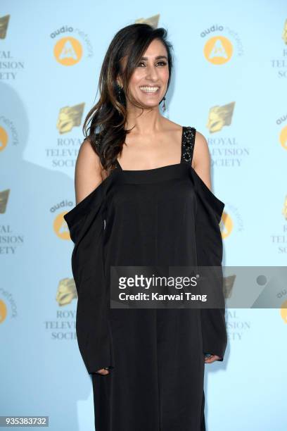Anita Rani attends the RTS Programme Awards held at The Grosvenor House Hotel on March 20, 2018 in London, England.