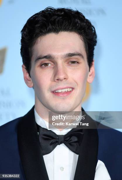 Jack Rowan attends the RTS Programme Awards held at The Grosvenor House Hotel on March 20, 2018 in London, England.