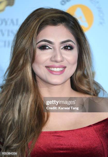Mehreen Baig attends the RTS Programme Awards held at The Grosvenor House Hotel on March 20, 2018 in London, England.