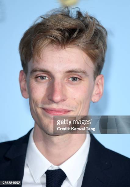 Charlie Cooper attends the RTS Programme Awards held at The Grosvenor House Hotel on March 20, 2018 in London, England.