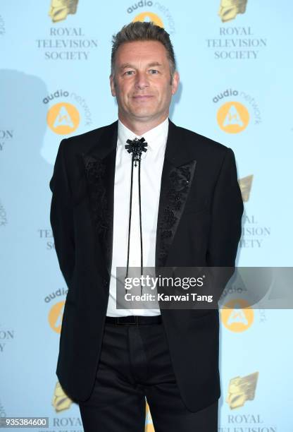 Chris Packham attends the RTS Programme Awards held at The Grosvenor House Hotel on March 20, 2018 in London, England.