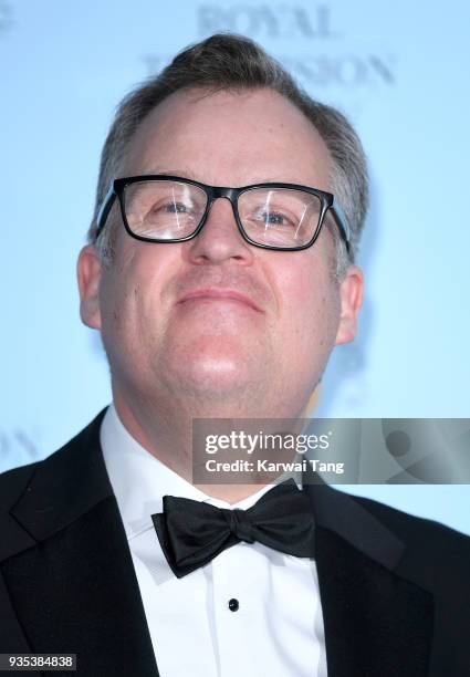Peter Gunn attends the RTS Programme Awards held at The Grosvenor House Hotel on March 20, 2018 in London, England.