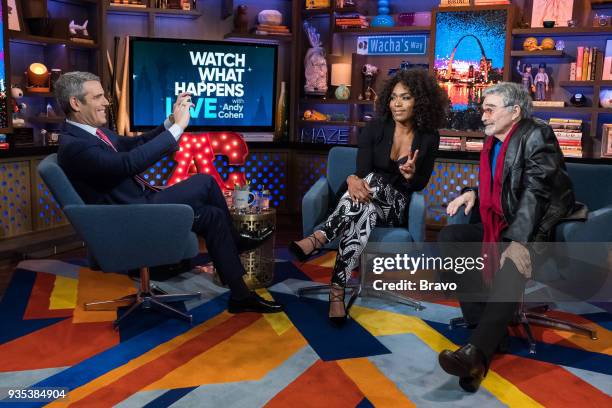 Pictured : Andy Cohen, Angela Bassett and Burt Reynolds --