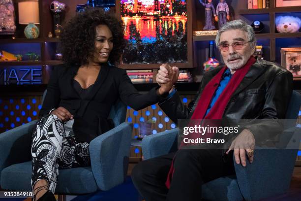 Pictured : Angela Bassett and Burt Reynolds --