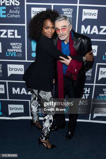 Pictured : Angela Bassett and Burt Reynolds --