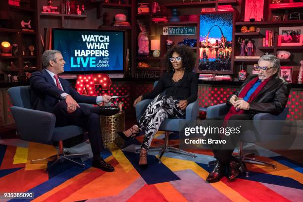 Pictured : Andy Cohen, Angela Bassett and Burt Reynolds --