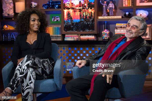 Pictured : Angela Bassett and Burt Reynolds --