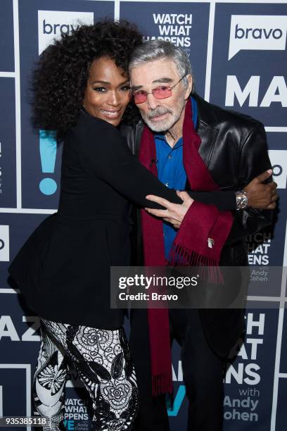 Pictured : Angela Bassett and Burt Reynolds --