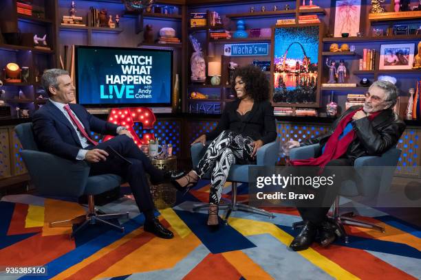 Pictured : Andy Cohen, Angela Bassett and Burt Reynolds --