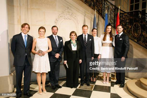 Prince Louis of Luxembourg, LL.AA.RR. Grand-Duc Heritier Guillaume and Grande-Duchesse Heritiere Stephanie of Luxembourg, LL.AA.RR. Grand-Duc Henri...