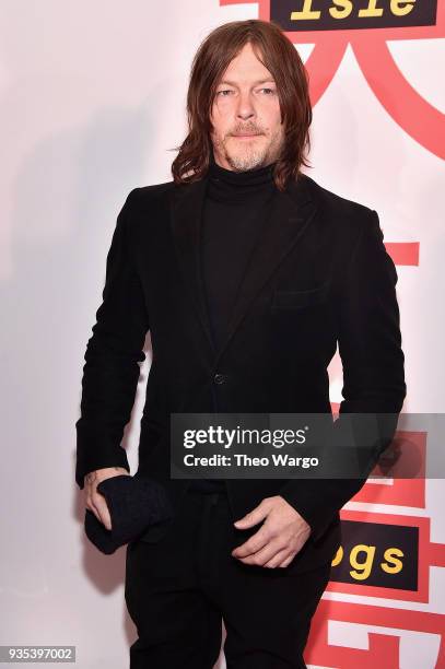 Norman Reedus attends the "Isle Of Dogs" New York Screening at The Metropolitan Museum of Art on March 20, 2018 in New York City.