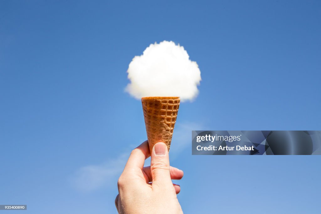 Cloud ice cream.