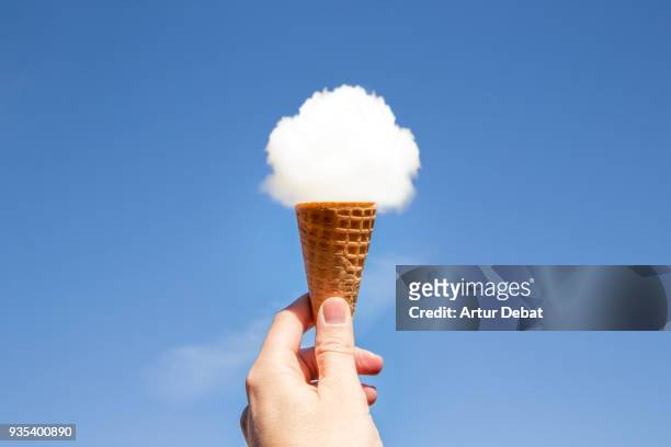 cloud ice cream. - imagination stock pictures, royalty-free photos & images