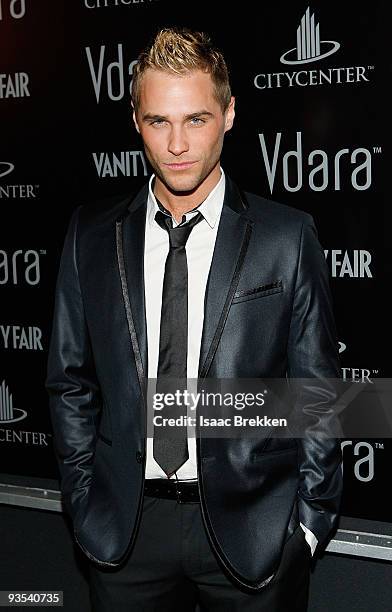 Josh Strickland arrives at the grand opening of Vdara Hotel & Spa at CityCenter hosted by Vanity Fair December 1, 2009 in Las Vegas, Nevada. The...