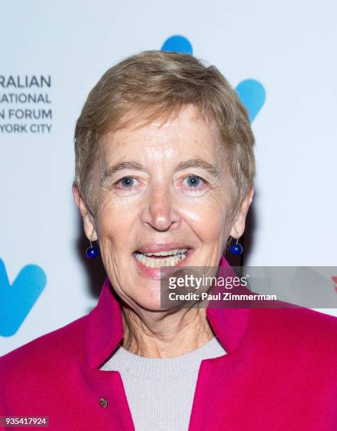 Deborah Richards attends the the "Breath" premiere during the Australian International Screen Forum at Francesca Beale Theater on March 20, 2018 in...