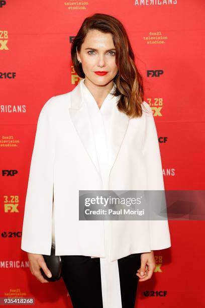 Actress Keri Russell attends the Washington, D.C. Premiere of FX Networks' "The Americans" at The Newseum on March 20, 2018 in Washington, D.C.