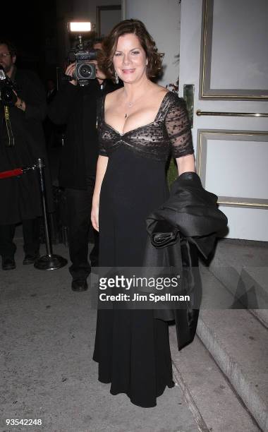 Actress Marcia Gay Harden attends the Museum of The Moving Image salute to Clint Eastwood on December 1, 2009 in New York City.