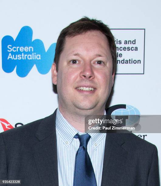 Producer Tom Williams attends the the "Breath" premiere during the Australian International Screen Forum at Francesca Beale Theater on March 20, 2018...