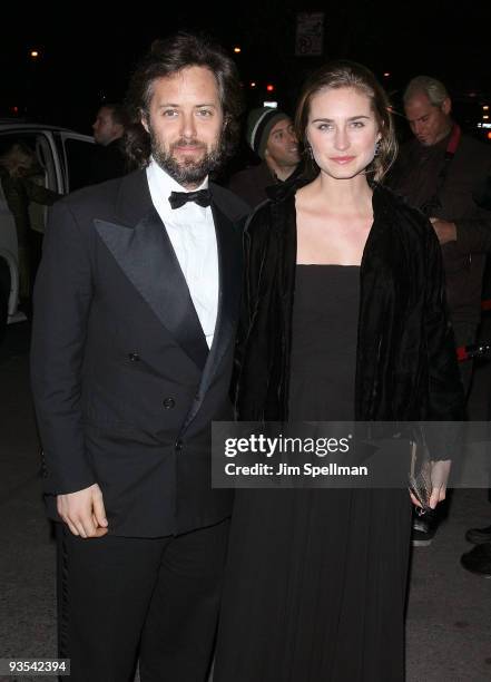 David Lauren and Lauren Bush attend the Museum of The Moving Image salute to Clint Eastwood on December 1, 2009 in New York City.