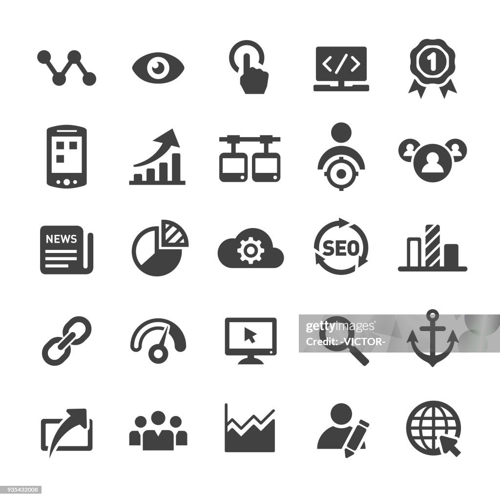 Internet Marketing Icons Set - Smart Series