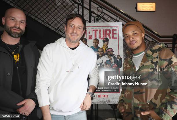Director Ben Selkow, Producer Peter Bittenbender and T.I. Attend the"Rapture" Netflix Original Documentary Series, Special Screening at The...