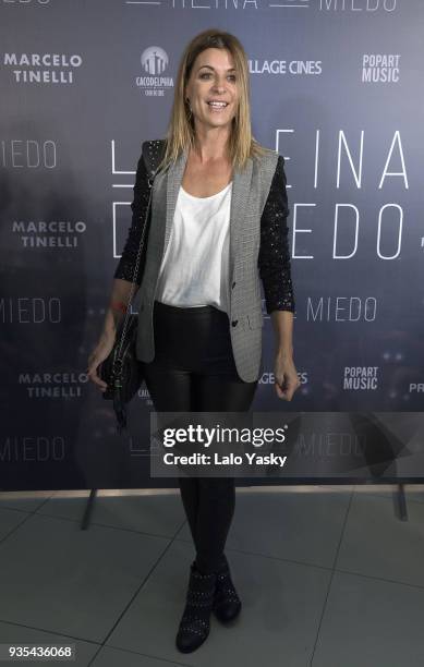 Actress Eugenia Tobal attends 'La Reina del Miedo' premiere at Village Recoleta Cinemas on March 20, 2018 in Buenos Aires, Argentina.