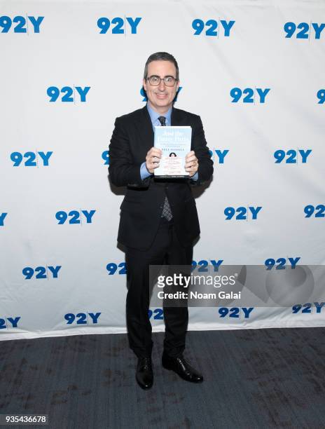 John Oliver visits 92nd Street Y on March 20, 2018 in New York City.