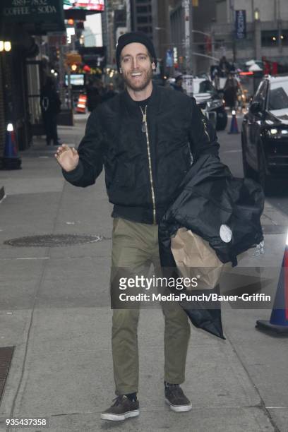 Thomas Middleditch is seen on March 20, 2018 in New York City.