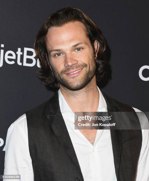 Jared Padalecki attends the 2018 PaleyFest Los Angeles - CW's "Supernatural" at Dolby Theatre on March 20, 2018 in Hollywood, California.