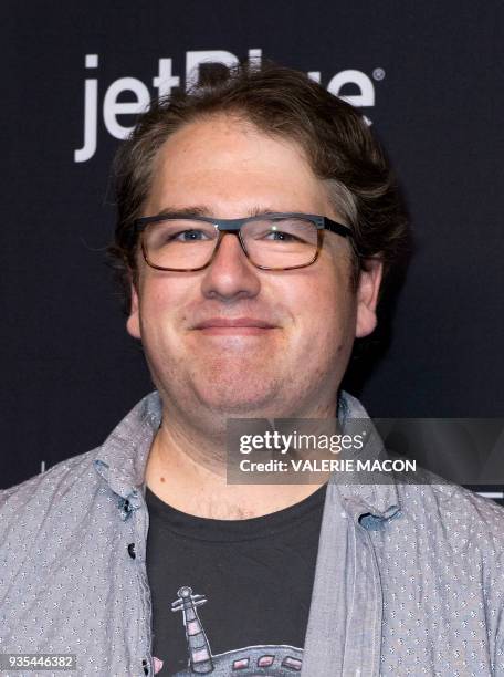 Executive producer Andrew Dabb attends The 2018 PaleyFest screening of CW's Supernatural at the Dolby Theater on March 20 in Hollywood, California. /...