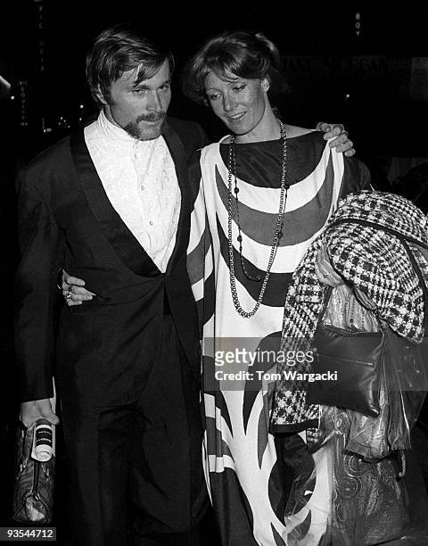 Vanessa Redgrave and Franco Nero at The Plaza Hotel on circa 1969 in New York, United States.