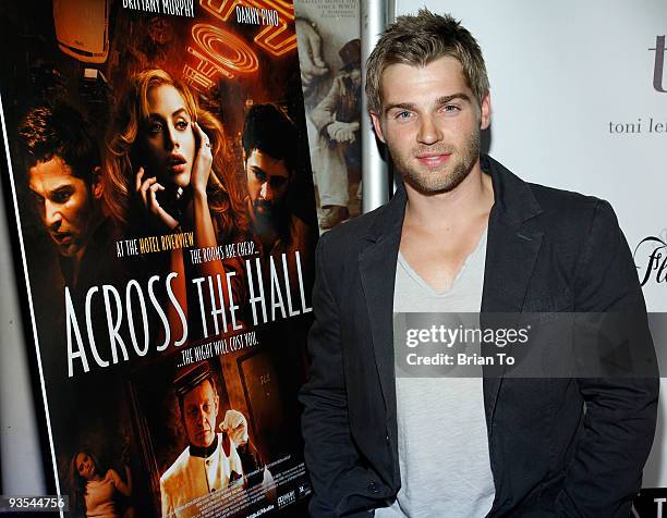 Actor Mike Vogel attends "Across The Hall" Los Angeles Premiere at Laemmle's Music Hall 3 on December 1, 2009 in Beverly Hills, California.