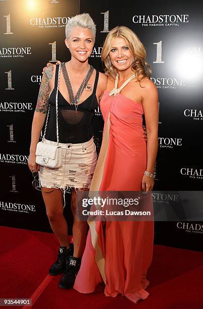 Ruby Rose and Natalie Bassingthwaighte attend the Official Launch Party for Chadstone Shopping Centre, the largest shopping centre in the Southern...
