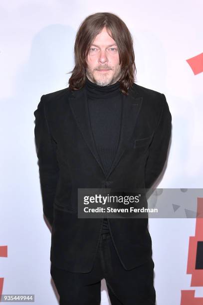 Norman Reedus attends the "Isle of Dogs" New York Screening at Metropolitan Museum of Art on March 20, 2018 in New York City.