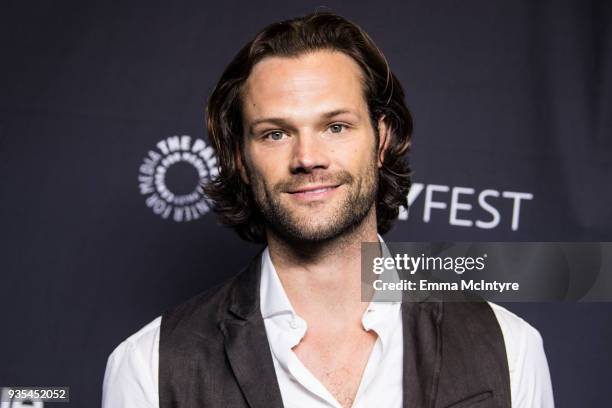 Actor Jared Padalecki attends the Paley Center for Media's 35th Annual PaleyFest Los Angeles "Supernatural" at Dolby Theatre on March 20, 2018 in...