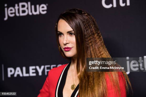 Danneel Ackles attends the Paley Center for Media's 35th Annual PaleyFest Los Angeles "Supernatural" at Dolby Theatre on March 20, 2018 in Hollywood,...