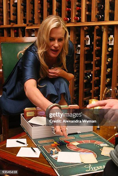 Daryl Hannah at "Liebrary" Game Night hosted by Daryl Hannah and Hilary Shepard held at Il Sole on November 17, 2009 in West Hollywood, California.