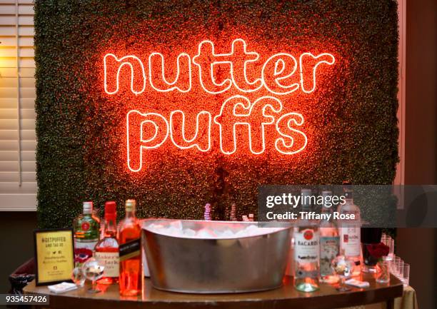 General view of atmosphere at the launch of Popchips' Nutter Puffs at the Chateau Marmont on March 20, 2018 in Los Angeles, California.