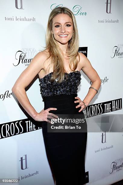 Actress Natalie Smyka attends "Across The Hall" Los Angeles Premiere at Laemmle's Music Hall 3 on December 1, 2009 in Beverly Hills, California.