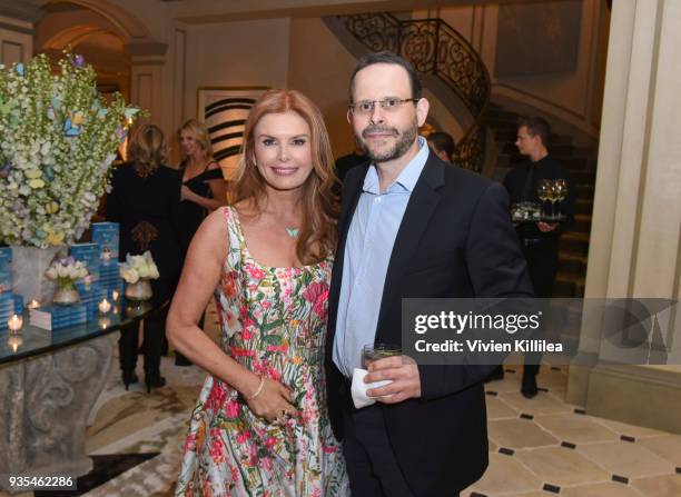 Roma Downey and Anthony William attend "Box of Butterflies" Book Party on March 20, 2018 in Beverly Hills, California.