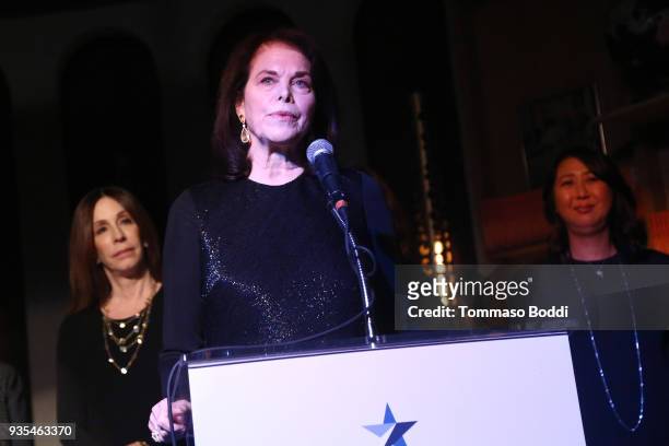 Sherry Lansing attends the Entertainment Industry Foundation 75th Anniversary Party hosted by Tony and John Goldwyn on March 20, 2018 in West...