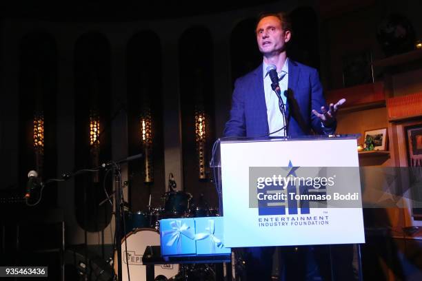 Tony Goldwyn attends the Entertainment Industry Foundation 75th Anniversary Party hosted by Tony and John Goldwyn on March 20, 2018 in West...