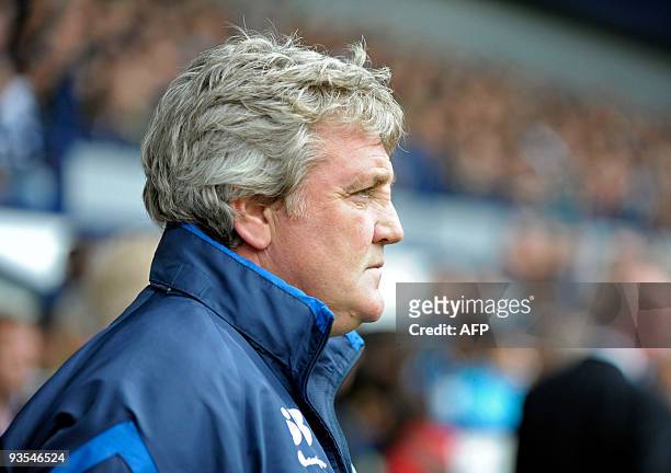 West Bromwich Albion's English manager Steve Bruce during the English Premier League football match between West Bromwich Albion and Wigan Athletic...