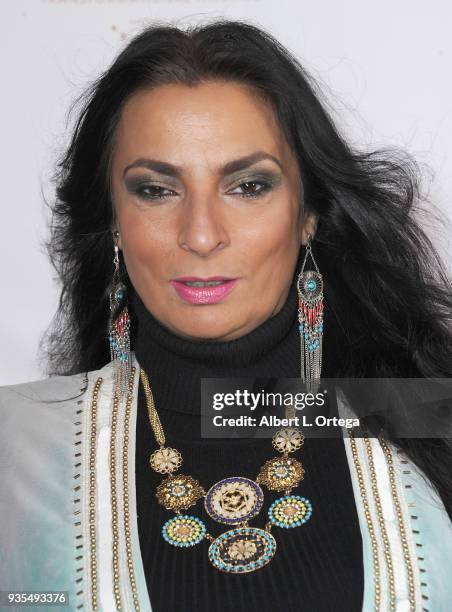 Actress Alice Amter attends The Launch Of The Institute For Transformational Thinking held at Mystic Journey Crystal Gallery on March 17, 2018 in...