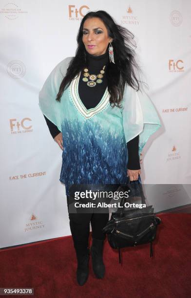Actress Alice Amter attends The Launch Of The Institute For Transformational Thinking held at Mystic Journey Crystal Gallery on March 17, 2018 in...