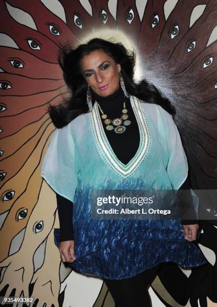 Actress Alice Amter attends The Launch Of The Institute For Transformational Thinking held at Mystic Journey Crystal Gallery on March 17, 2018 in...