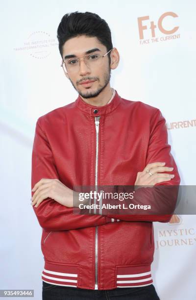 Singer/songwriter Emin Eminzada attends The Launch Of The Institute For Transformational Thinking held at Mystic Journey Crystal Gallery on March 17,...