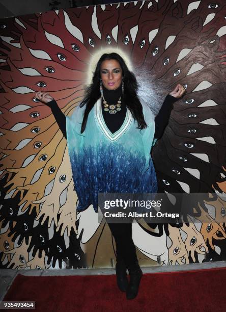 Actress Alice Amter attends The Launch Of The Institute For Transformational Thinking held at Mystic Journey Crystal Gallery on March 17, 2018 in...