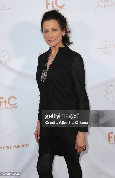 Actress Nancy La Scala attends The Launch Of The Institute For Transformational Thinking held at Mystic Journey Crystal Gallery on March 17, 2018 in...