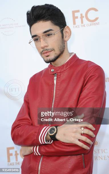 Singer/songwriter Emin Eminzada attends The Launch Of The Institute For Transformational Thinking held at Mystic Journey Crystal Gallery on March 17,...